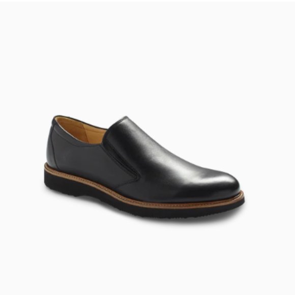 New Samuel Hubbard Frequent Traveler Men’s Leather Loafers - Picture 2 of 5